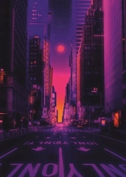 Sestavljanka RAVENSBURGER Neonsko mesto 1000 kosov