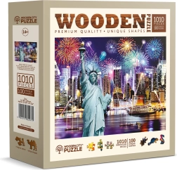 Lesene sestavljanke WOODEN CITY Nočni New York 1010 koščkov
