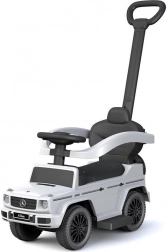 Otroški poganjalec z vodilno palico MERCEDES-BENZ G-Class Baby Mix bel