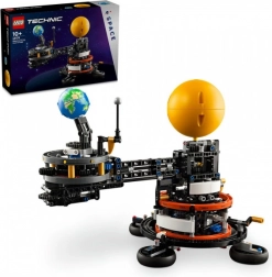 Lego Technic planet Zemlja in Luna na orbiti
