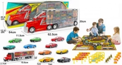 Tovornjak – vlečna garnitura z igralno podlogo in avtomobilčki