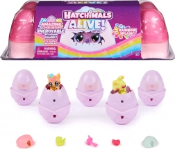 Hatchimals Alive Rainbow Splash komplet 5 figuric v jajčkih z dodatki