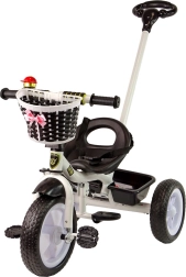 Otroški tricikel črne barve z EVA kolesi