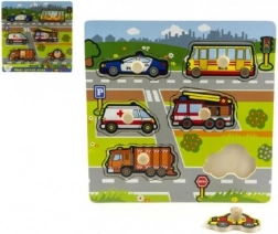 Lesena sestavljanka Moji prvi avtomobili