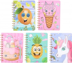 Črtni zvezek z očmi 13x18 cm