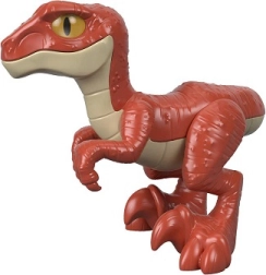 Dinozaver JURSKI SVET raptor rdeč figurica