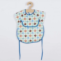 Otroški slinček–predpasnik New Baby 42 × 35 cm modra