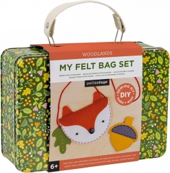 kreativni set torbica lisica in denarnica želod PETIT COLLAGE