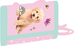 Otroška tekstilna denarnica z motivom hišnih ljubljenčkov