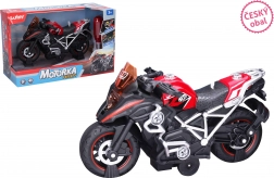 Rdeč vijakasti motor z efekti