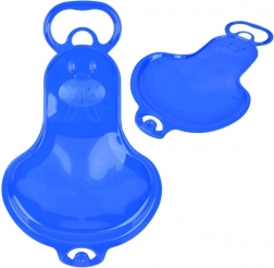 Plastične otroške sani za sneg z ročajem