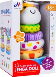 mehka zložljiva piramida žirafa za najmlajše