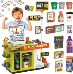 Woopie otroška samopostrežna blagajna mini market s kavarno - 1 kos