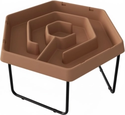 Masterkidz šesterokotni miza za vodo in pesek labirint z nastavljivo višino