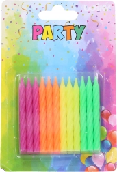 Neonske svečke 24 kos