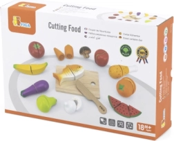 VIGA lesena zbirka živil za rezanje