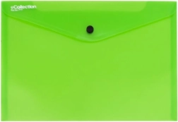 Mapa z gumbom A4, zelena, eCollection