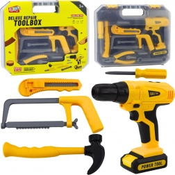 Otroški kovček z orodjem, 12 delov, s svetlobnimi in zvočnimi učinki