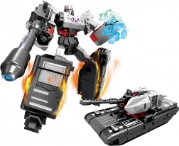 Avtorobot Tank King črn 19 cm