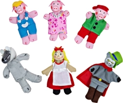Prstne lutke pravljični liki Bigjigs Toys