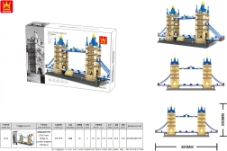 Gradbena sestavljanka ZGRADBE TOWER BRIDGE 1054 kosov