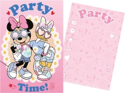 Set of party invitations and envelopes MINNIE MOUSE 5+5
