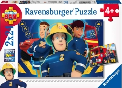 Ravensburger puzzle Gasilec Sam 2×24 koščkov