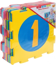 Barvna penasta podloga s številkami