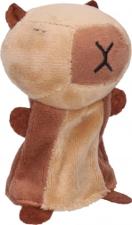 Poskočna plišasta kapibara 10 cm s svetlobnimi učinki