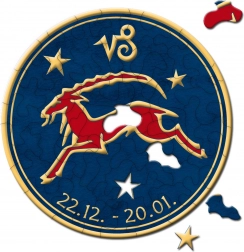 Curiosi okrogle sestavljanke Zodiak – Kozorog, 33 koščkov