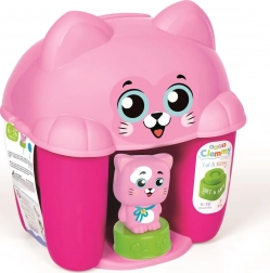 Mehke kocke CLEMMY v škatli s pokrovom Mucka, 6 kosov – CLEMENTONI