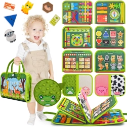 2Kids Toys senzorična busy knjiga Živalice