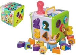 Vstavljanka kocka s telefonom za najmlajše