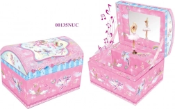 Glasbena balerinska škatlica za nakit