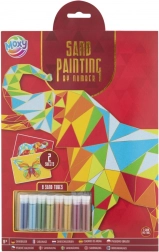 Kreativni set Slikanje s peskom po številkah