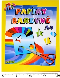 Barvni kredni papirji A4