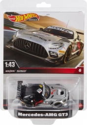 Replika dirkalnega avtomobila Mercedes Hot Wheels 1:43