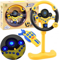 Interaktivni otroški volan na stojalu z daljinskim upravljalnikom in ključi