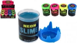 Neonski sluz 160 g, sveti pod UV/black light, 4 barve