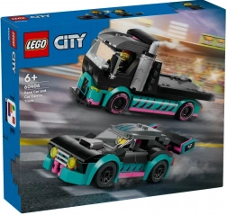 Lego City dirkalni avto in vlečni transporter
