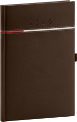 Tedenski dnevnik Tomy rjavo-rdeč 2026