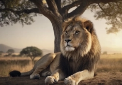 Sestavljanka počivajoči lev 500 kosov DINO