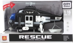 Policijski helikopter na baterije z lučjo in zvokom