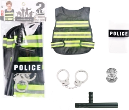 Policijski jopič s pasom in budilko