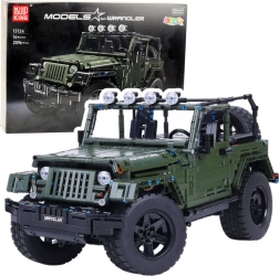 Gradbeni set terensko vozilo khaki, 2078 kosov
