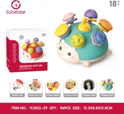 Večnamenska senzorična igrača ježek za najmlajše