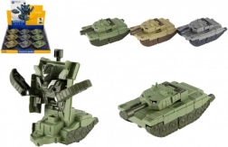 Transformator tank/robot plastičen 14 cm na vztrajnik