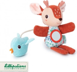 Lilliputiens aktivna ročna lutka srnica Stella 6 m+