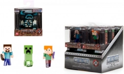 Minecraft kovinska zbirateljska figurica 6,5 cm – Steve, Alex, Creeper ali Warden