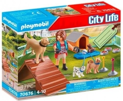 darilni set playmobil city life trenirka psov